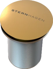 Champagne gold click waste engraved with the Sternhagen wordmark